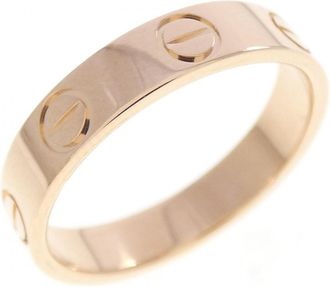 Cartier Love Pink Gold (18K) Band Ring (Pre-Owned)