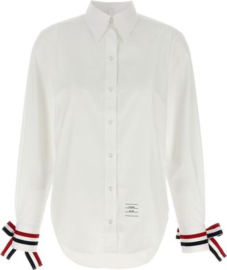 Thom Browne White Cotton Womens Blouse
