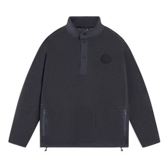 Li-Ning Half Zip Polar Fleece Jacket Dark Grey AAES939-4
