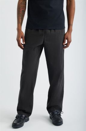 Obey Theo Easy Pants in Black Faded Wash at Nordstrom, Size X-Large
