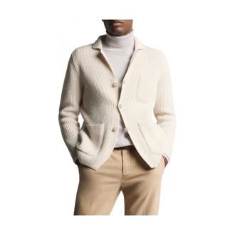 Fay Cardigans, male, White, Size: XL Maglia Fay