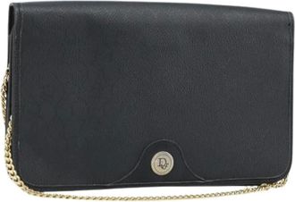 Dior Pre-owned Shoulder Bags, female, Black, Size: ONE SIZE Pre-owned Vintage Shoulder Bag