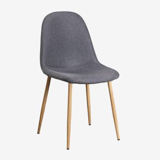 Sklum Sklum - Pack De 2 Sillas De Comedor Glamm Madera Natural