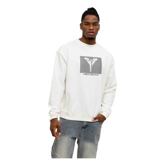 Carlo Colucci Hoodies & sweatvesten, Heren, Wit, S, Katoen, Sweater