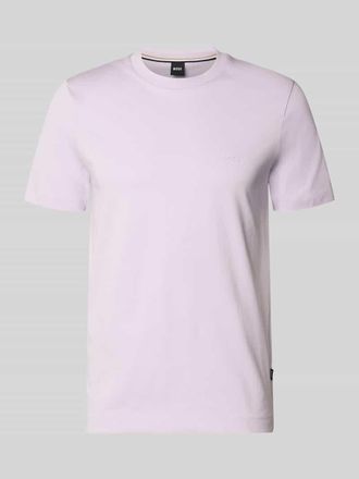 HUGO BOSS Regular Fit T-Shirt mit Logo Detail Modell THOMPSON_01 in Flieder, Gr&ouml;&szlig;e XXXL