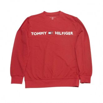 Tommy Hilfiger Mens Modern Essentials Long Sleeve T-Shirt In Mahogany