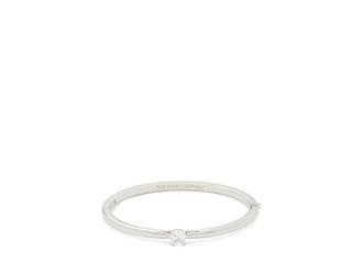 Kate Spade New York Little Luxuries Hinged Bangle Womens Bracelet Clear/Silver1