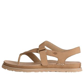 UGG (WMNS) UGG GoldenGaze Toe Post Sandals Mustard Seed 1184931-MDSD