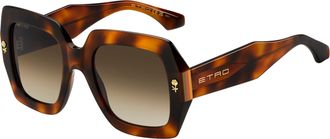 Etro 0011/S 05L/HA Womens Sunglasses Tortoiseshell Size 53