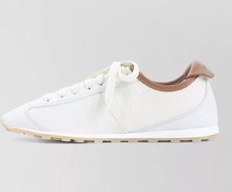 Jacquemus tennis sneakers contrast heel low top quilting