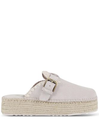 Mou suede slippers - women - Leather/Fabric/Rubber/Suede - 37 - Grey