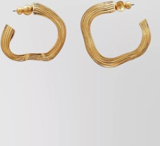 Cult Gaia brass-plated metal palais earrings