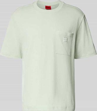 HUGO BOSS Regular Fit T-Shirt aus reiner Baumwolle Modell DARRO in Mint, Gr&ouml;&szlig;e XXL