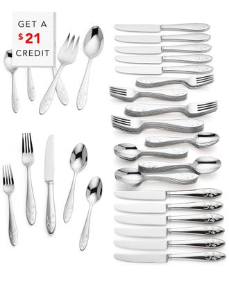 Lenox Butterfly Meadow 65Pc Flatware Set