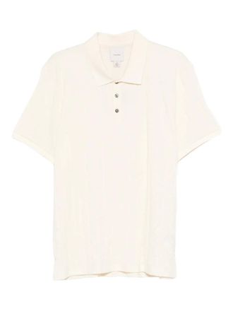 Calvin Klein logo-jacquard polo shirt - Neutrals
