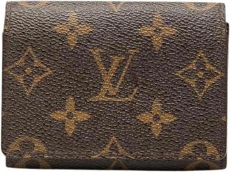 Louis Vuitton Pre-owned Wallets, female, Brown, Size: ONE SIZE Pre-owned Card Holder