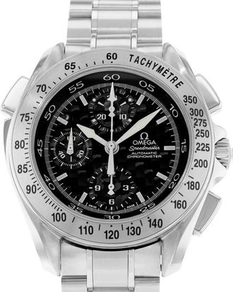 Omega Pre-owned Omega Speedmaster Chronograph Automatic Chronometer Black Dial Mens Watch 3540.50.00
