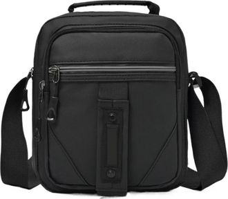 Generic Compatible For Mens Bag Crossbody Bags(Black)