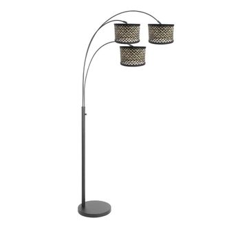 Steinhauer L&aacute;mpara De Pie - Sparkled Light - Negro - Bamb&uacute; - Steinhauer