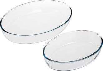 Pasabahce Set teglie In vetro, da 2 pezzi