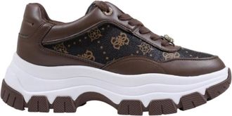 Guess Berrett 2 Sneakers - Dames - Sneakers - Bruin - 37 EU - Schoenen