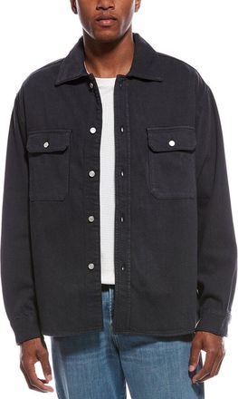 Frame Denim Textured Terry Overshirt