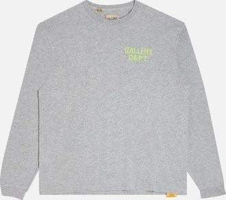 Gallery Dept. Mens Gallery Dept Souvenir Long Sleeve T-Shirt in Heather Grey - Size: 40