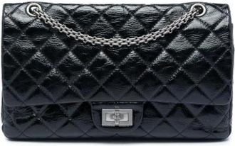 Chanel Pre-owned Leather chanel-bags - Dames - Vintage Schoudertas - Zwart - ONE Size - Vintage