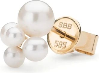 Sophie Bille Brahe Orecchino Thyra in oro giallo 18kt con perla