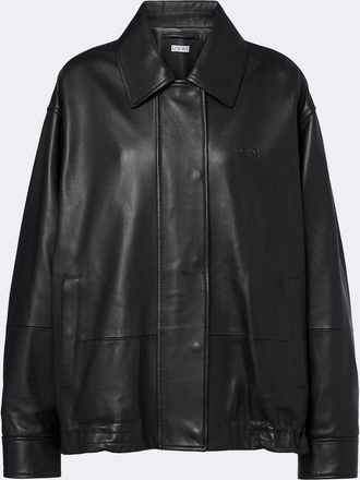 Loewe Giacca in pelle oversize