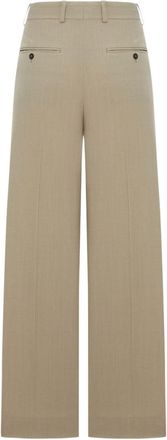 Toteme Tailored Wool-Blend Trousers - Gray