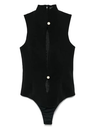 MUGLER Jumpsuit met uitgesneden detail - Zwart