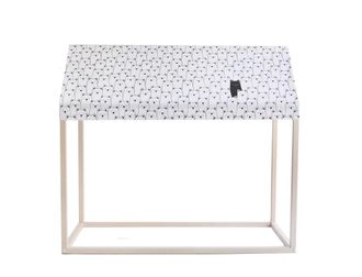 Really Nice Things Tipi infantil de madera de pino con textil dibujo gatos