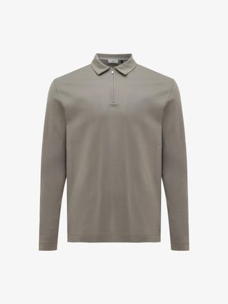 Gentiluomo Half Zip Longsleeve Polo | Bruin