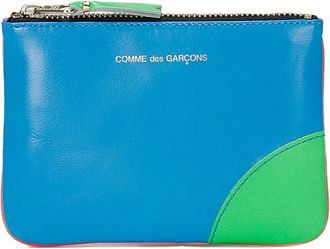 Comme Des Gar&ccedil;ons Buidel met logoprint - Blauw