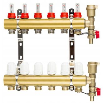 OEM Colector De Calefacci&oacute;n Por Suelo Radiante/suelo Radiante De 5 V&iacute;as