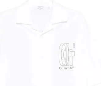 Off-white Logo-print Short-sleeve Shirt