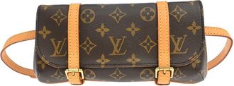 Louis Vuitton Marelle Waist Monogram Canvas Brown Canvas Handbag (Pre-Owned)