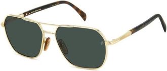 Eyewear by David Beckham DB 1128/G/S 06J(Qt) Zonnebrillen - Heren - Zonnebrillen - Geel - 59 MM - Leer - Accessoires