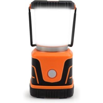 OEM Linterna Led De Camping De 1500 Lm - 4 Modos, Bater&iacute;a Integrada, Color Naranja - Ideal Para Senderismo, Tiendas De Campa&ntilde;a Y Situaciones De Emergencia