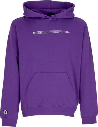 Octopus Paarse lichtgewicht hoodie met logo - Heren - Hoodies - Paars - XL - Katoen - Hoodies & sweatvesten