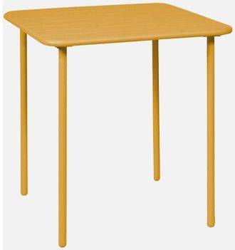 Sweeek Mesa De Jard&iacute;n Met&aacute;lica De 70cm, 2 Plazas