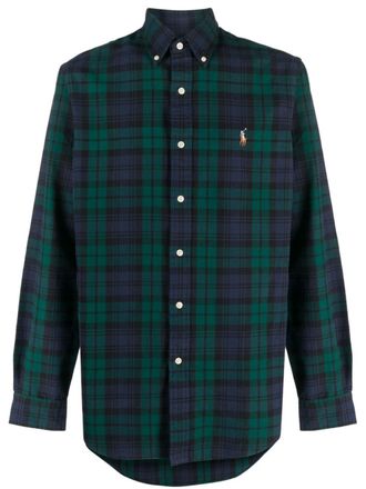 Polo Ralph Lauren Polo Pony check-plaid shirt - Green