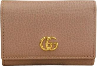 Gucci Pre-owned Wallets, female, Brown, Size: ONE SIZE Pre-owned Leather wallets