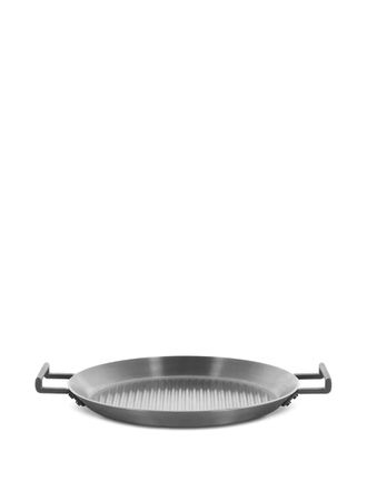 Alessi Convivio ribbed handled grill pan (29cm) - Grijs