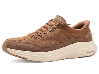 Skechers Contour Foam Cozy Fit Calvoro Hands Free Slip-In Mens Shoes Chestnut : 11.5 D - Medium