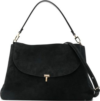 Toteme T-Lock Suede Satchel Bag
