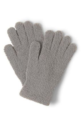 Barefoot Dreams CozyChic Gloves in Pewter at Nordstrom, Size Small