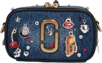Marc Jacobs Borsa A Spalla The Trinket Charm Denim Snapshot