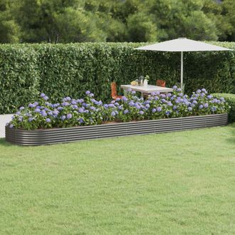 vidaXL Furniture Limited - Jardinera Arriate Acero Recubrimiento Polvo